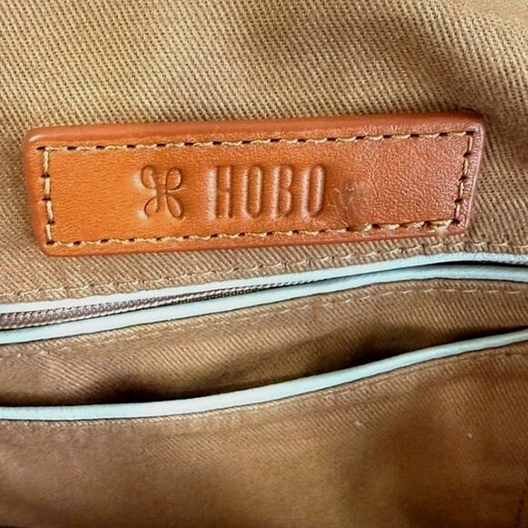 Hobo International Adalyn Gray Leather Shoulder Bag 13x10.5" EUC - Picture 6 of 8